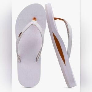 KuaiLu Womens Arch Support Flip Flops Comfortable Yoga Mat Slip on Summer Beach